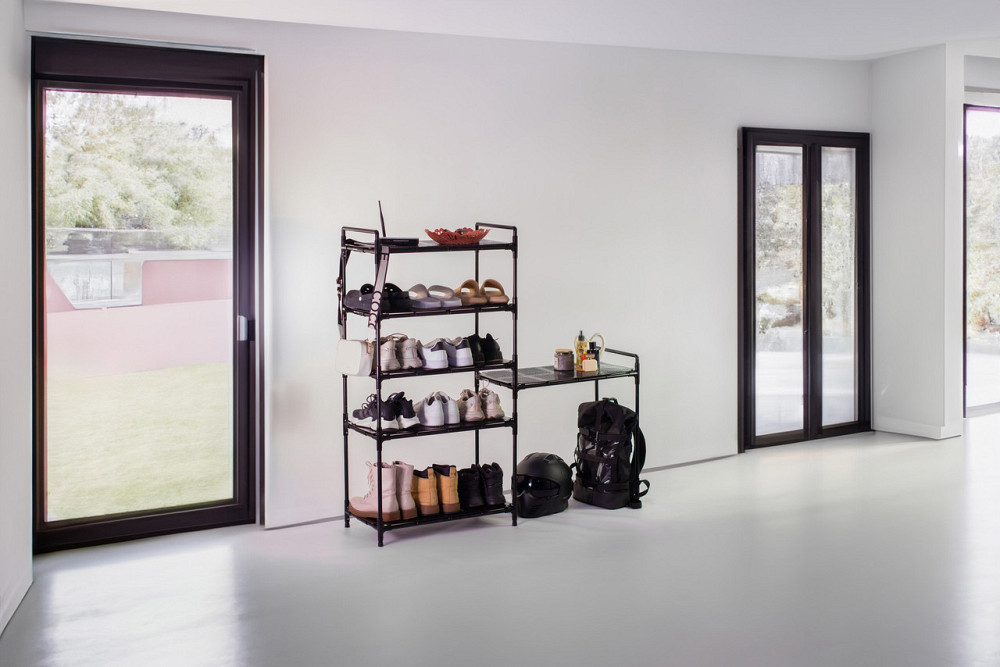 HallBox - стелаж для одягу та взуття до передпокою з полицями, з додатковою приставкою під дрібні ре Борисполь - изображение 4