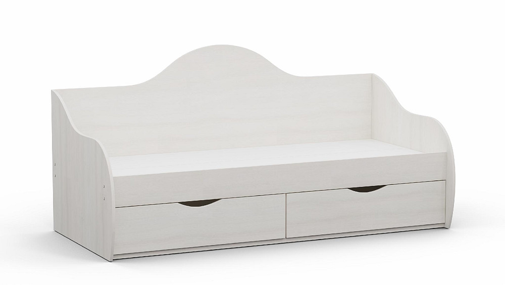 Кровать односпальная L-2, Дуб Шамоні Світлий, 1932х900х954 Львов - изображение 1