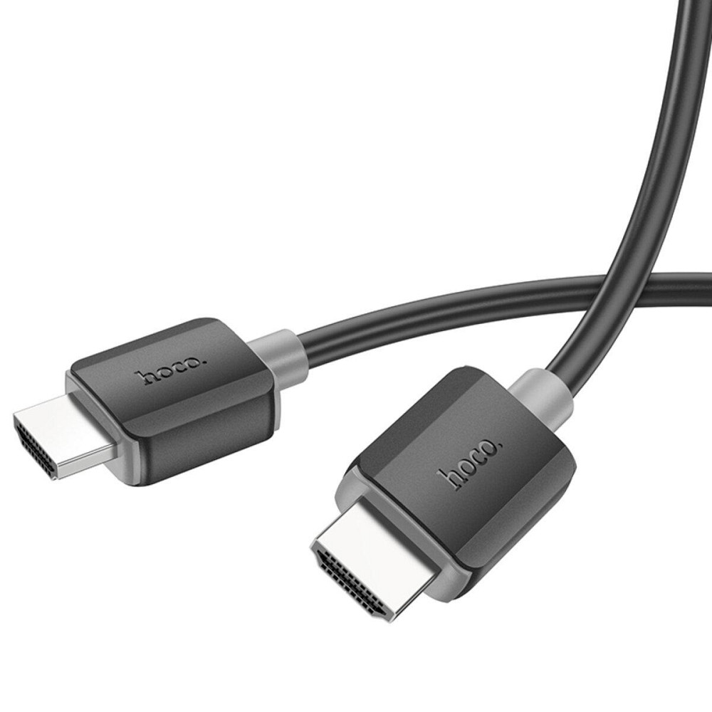 Кабель для видео видеокабель HOCO US08 HDTV 2.0 male-to-male 4K HD data cable Black 6931474799401 Одесса - изображение 3