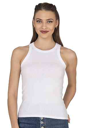 Женская майка-борцовка хлопок в рубчик - Ozkan 27464 XL Киев