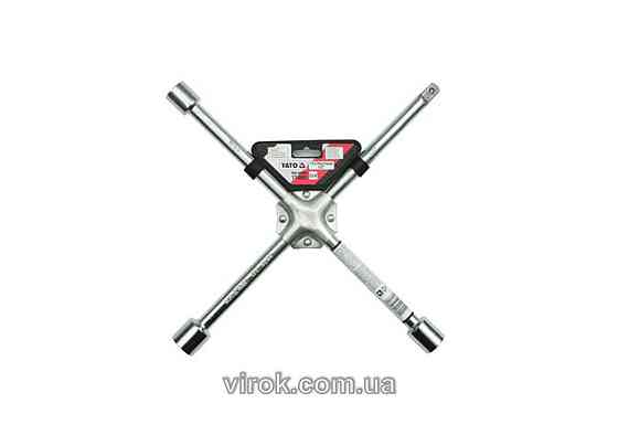 Ключ для коліс хрестоподібний YATO 17х19х21x1/2" зміцнений  [10] Одеса