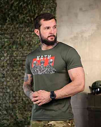 Тактична потовідвідна футболка КАТІ олива ПП4669 Одеса