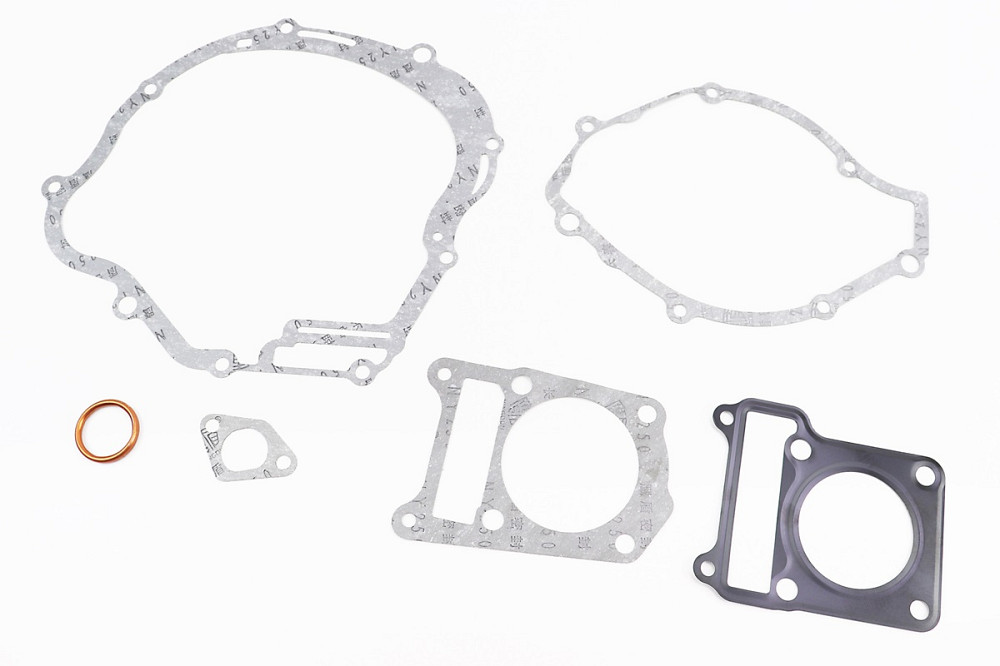 Прокладки двигуна YBR125cc-54мм, к-кт 6 деталей (метал) Київ - фото 1