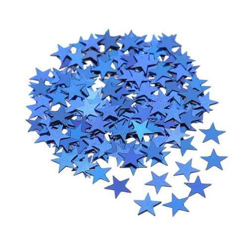 Конфетти Звездочки жосткие 15 г 1 см синий Киев