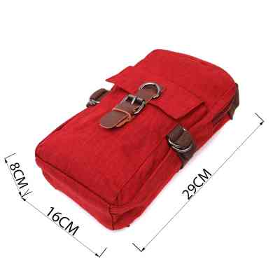 Сумка Vintage Из текстиля Бордовая (22189) Винница