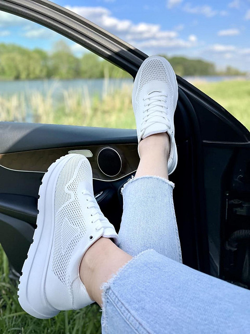 ALEX BENZ Кросівки жіночі ALEX BENZ P10228 ST білі (весна-літо, шкіра натуральна) (5038) Коломыя - изображение 8