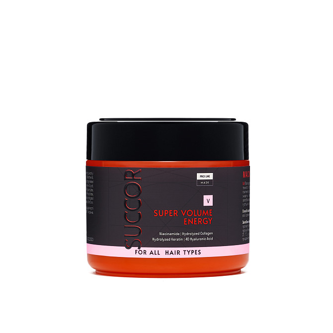 Маска для объема волос Super Volume Energy Mask Succor 300 мл Винница - изображение 1