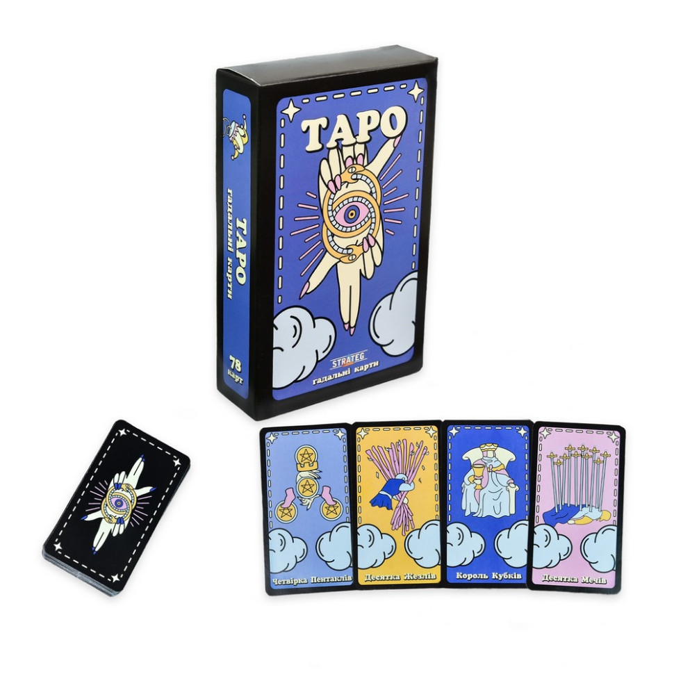 Гадальні карти Таро 30482 картка з посиланням на інструкцію 78 штук Вінниця - фото 4