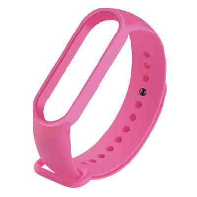 Ремінець до фітнес браслета BeCover Silicone для Xiaomi Mi Smart Band 5/6/7 Hot Pink (705556) Вінниця