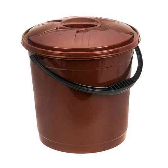 Відро 10 л з кришкою (кольори в асортименті) Харків