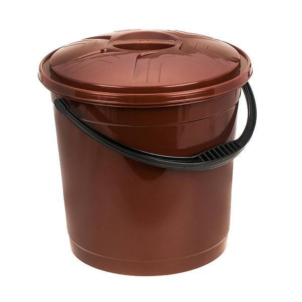 Відро 10 л з кришкою (кольори в асортименті) Харків - фото 1