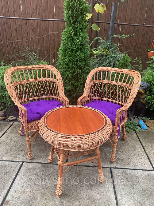 Плетеная мебель, набор Киев - изображение 4