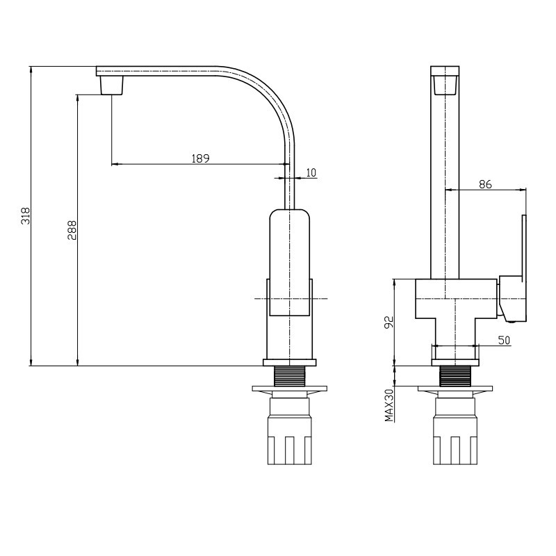 Кухонний змішувач Mixxus Relax 017 Nut MI6254 - стильний та надійний Харків - фото 3