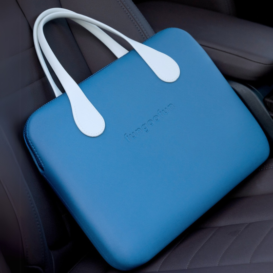Сумка для ноутбука или планшета 14 дюймов силиконовая, влагостойкая, противоударная,Fungoofun синий Каменец-Подольский