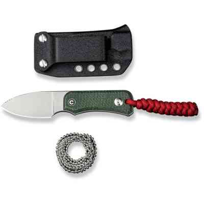 Нож Civivi Baby Banter Fixed Blade, Green Micarta, Satin (C23045-2) Винница