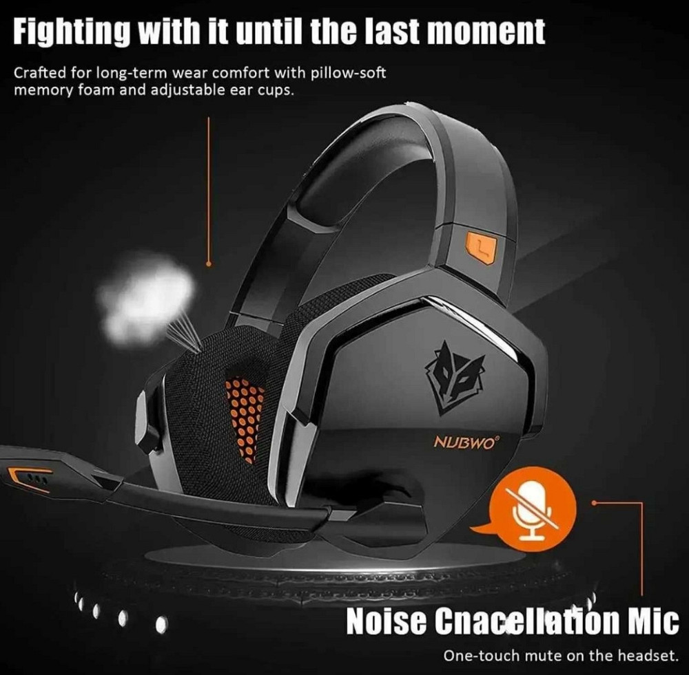 Бездротові ігрові навушники NUBWO G06 Ігрова гарнітура Bluetooth. Харків - фото 6