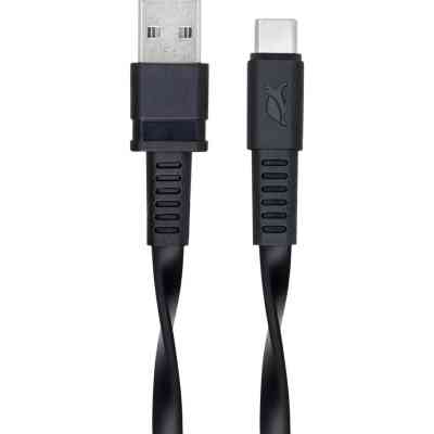 Дата кабель USB 2.0 AM to USB-C 1.2m black RivaCase (PS6002 BK12) Винница
