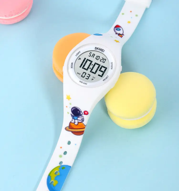 Годинник дитячий наручний Skmei 1865 kids астронавт (Білий) Вінниця - фото 6