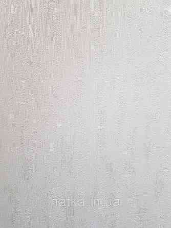 Шпалери метрові вінілові на флізеліні Sintra Structure однотонні мазки сріблясті білі 521106 Київ