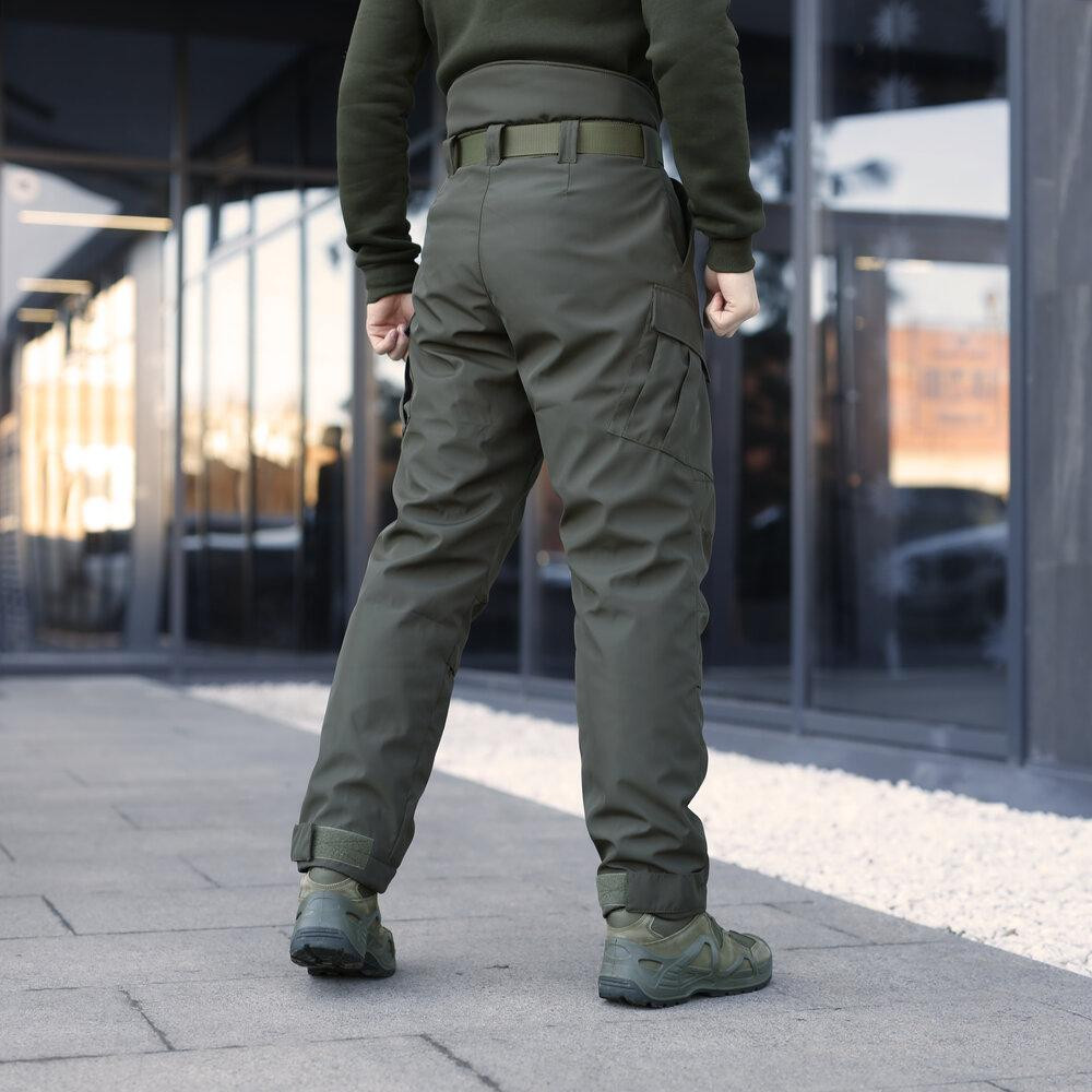 Зимові чоловічі хакі штани Pobedov Fight. Утеплені чоловічі штани зимові хакі Київ - фото 3