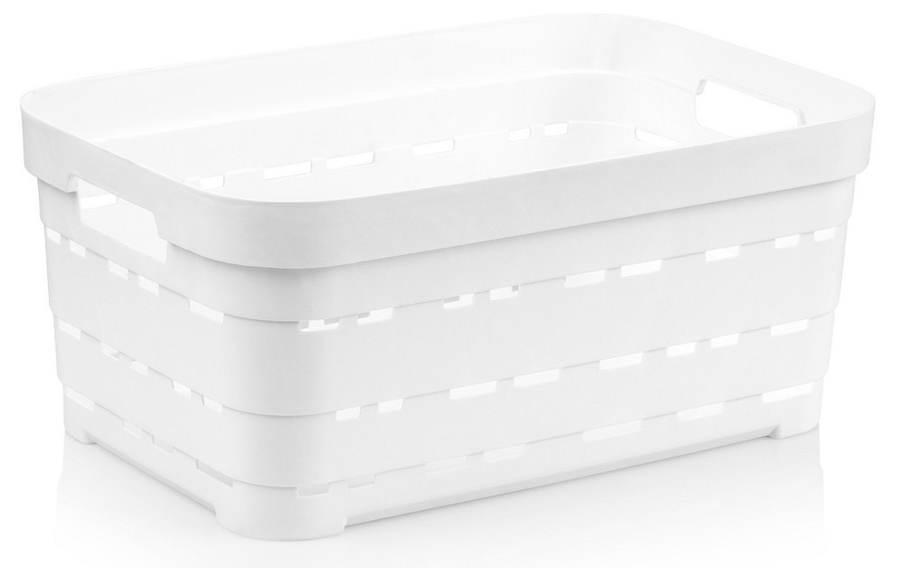 Кошик Idea Home 00616 Pyramid White 10.8 л (00616 White) (7180080) Киев - изображение 1