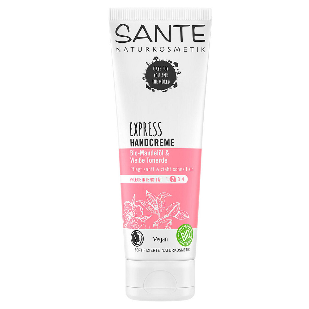 БІО-Крем для рук EXPRESS Біла глина та Мигдаль SANTE 75 мл Київ - фото 1