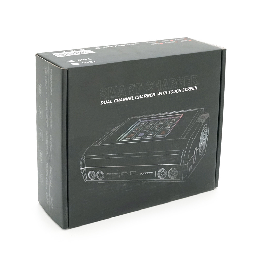 Зарядний пристрій HTRCT400 Pro Duo AC200/DC400Вт, тип АКБ LiPo, LiHv, Li-ion, NiMh, LiFe, Pb, 3.2" Touch screen, 100*65*140 (мм) Київ - фото 13