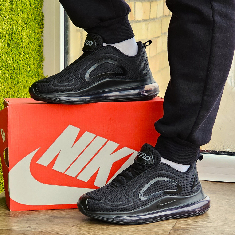 Кроссовки Nike 720 Чёрные Мужские Найк с Амортизацией кросовки (размеры: 40,41,42,43,44,45) Видео Обзор Днепр - изображение 10