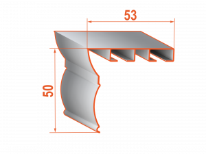 Дворядний алюмінієвий карниз для штор БР-15/1 білий Бровари - фото 3