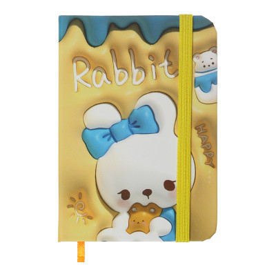 Книга записная ZiBi Yammi A7 в клеточку твердая обложка на резинке 80 листов, желтая (ZB.117101) Винница - изображение 1