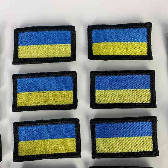 Шеврон на липучці, нашивка прапор України 7х4 см, якісна військова нашивкаMasterSem Київ