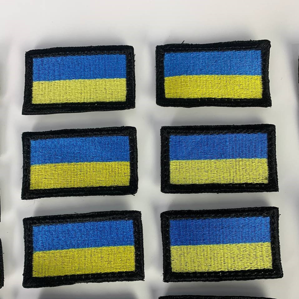 Шеврон на липучці, нашивка прапор України 7х4 см, якісна військова нашивкаMasterSem Київ - фото 3