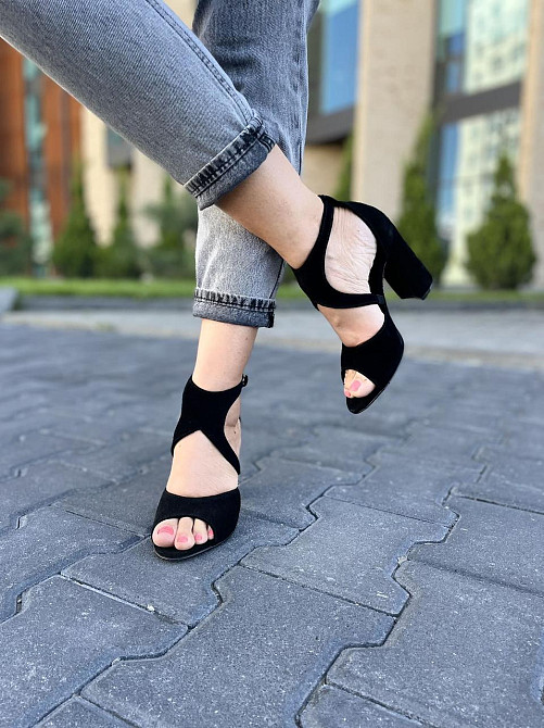 Nivelle Босоніжки жіночі NIVELLE 1858/9510-9544 чорні (літо, замша натуральна) (3710) Коломыя - изображение 6