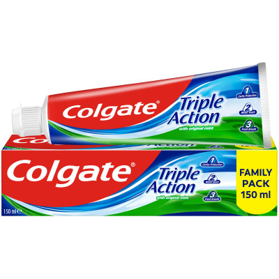 Зубная паста Colgate Тройное Действие 150 мл (6920354826986) Винница - изображение 1