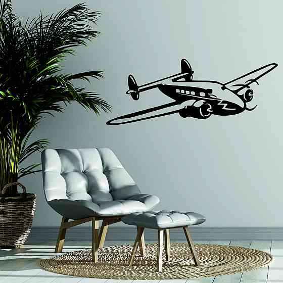 Декоративне настінне Панно «Літак», Декор на стіну Київ