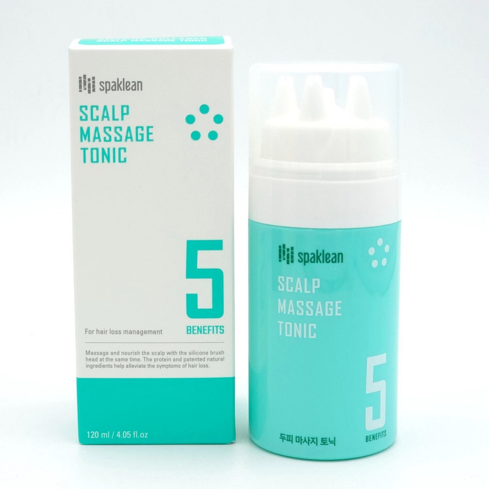 Тоник против выпадения волос с массажной насадкой Amazing Collagen Scalp Massage Tonic Spaklean 120 мл Киев - изображение 4