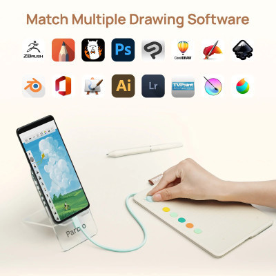 Графический планшет Parblo Ninos Q Mobile (NINOSQ) Винница - изображение 7