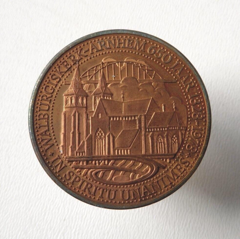 НИДЕРЛАНДЫ Памятная монета жетон 1 ARENDDAALDER ARNHEM 650 лет 1978 г. Полтава - изображение 1