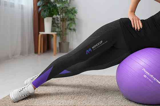 М'яч для фітнесу (фітбол) Power System PS-4013 Ø75 cm PRO Gymball Purple Кам'янське