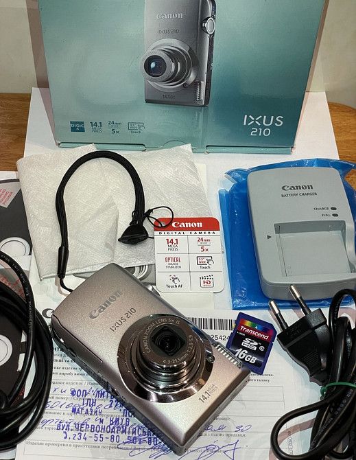 Фотоапарат Canon IXUS 210 Київ - фото 8