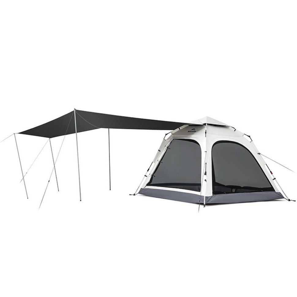 Палатка четырехместная с тентом автоматическая Naturehike Ango CNK2550WS010, серая Киев - изображение 1