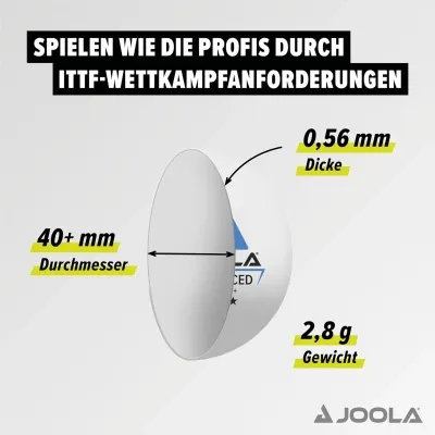 Мячик для настольного тенниса Joola Outdoor ball 6 шт (42181) (930962) Винница