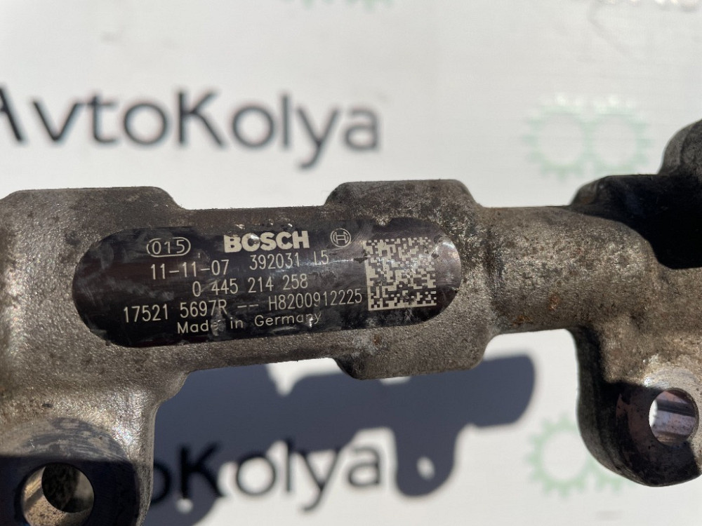 Паливна рейка (рампа форсунок) Renault Master III 2.3 dci 2010-2019 (0445214258) Ковель - фото 2