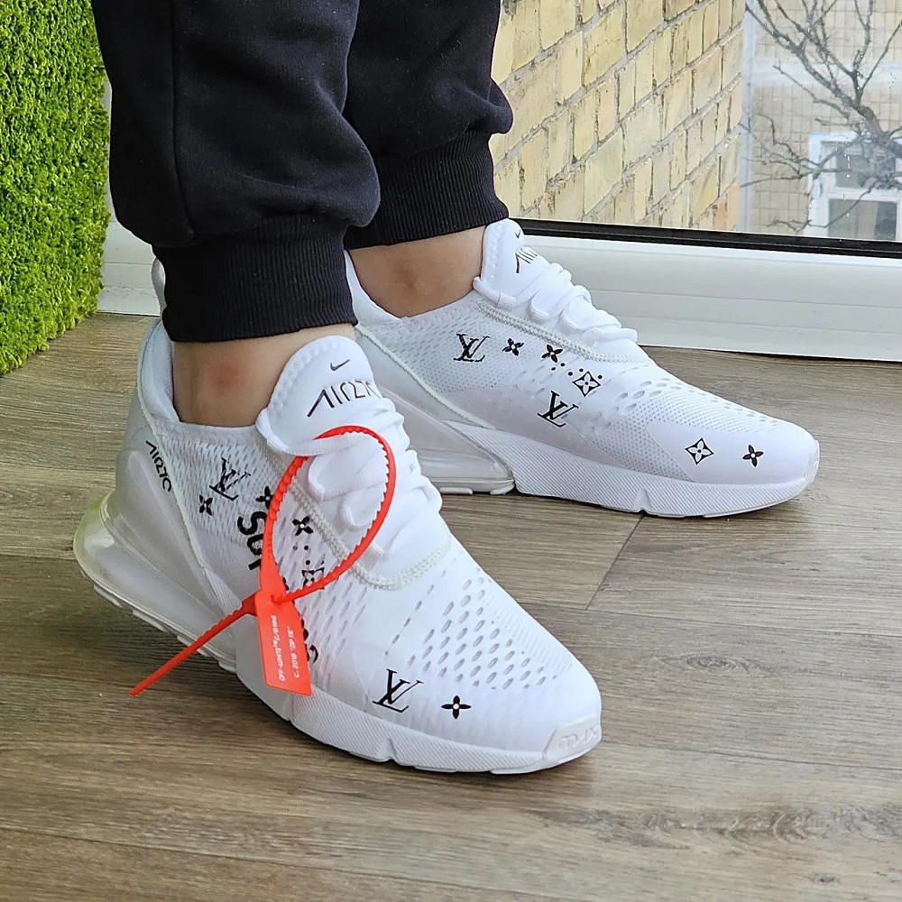 Кроссовки Nike 270 Женские Белые Найк с Амортизацией Тканевые (размеры: 37,38,39,40,41,42,43) Днепр - изображение 8