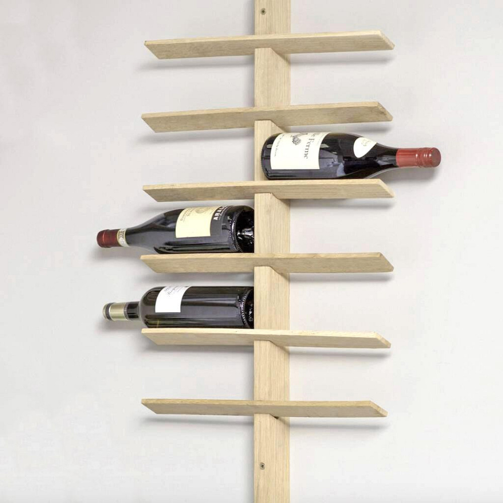 Настенная винная полка 