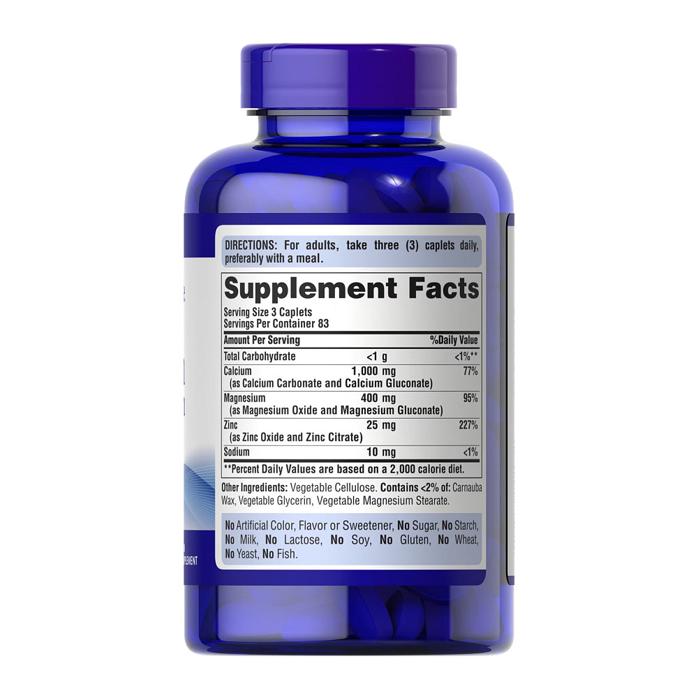 Calcium Magnesium Zinc - 250 caps Луцьк - фото 2