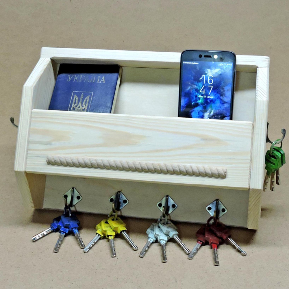 Ключница деревянная 