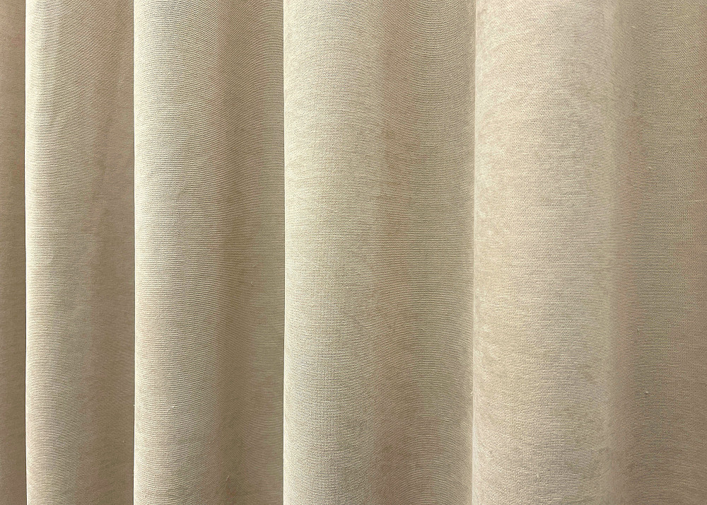 Комплект готовых штор VR-Textil Микровелюр Petek YL № 2013ш Бежевый 140х290 см 2 шт (39-0075) Киев - изображение 8