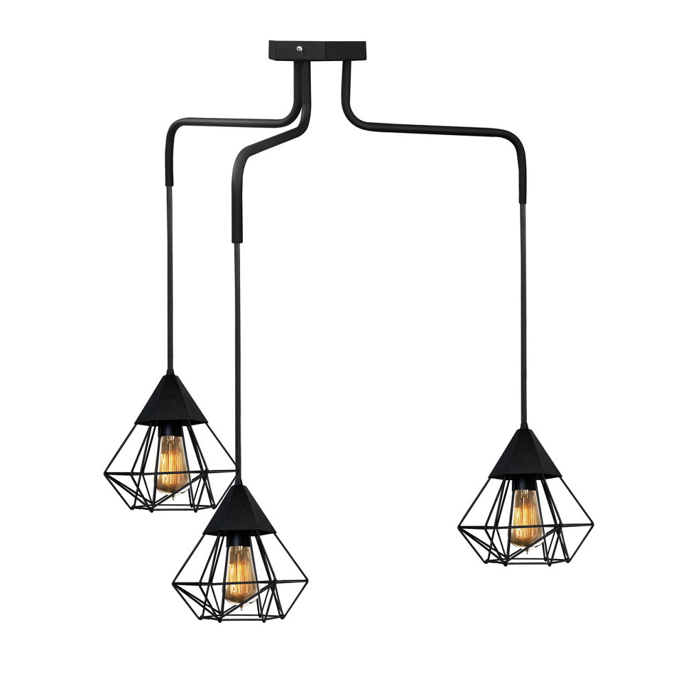 Підвісний світильник лофт 3-Е27 Crystal NL 10535-3 Київ - фото 1