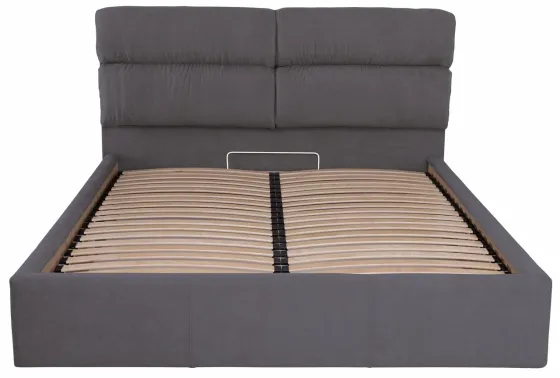 Кровать Двуспальная Oxford Standart 160 х 190 см Мисти Dark Grey Темно-серый Киев